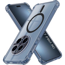Techsuit - Shockproof Clear Silicone MagSafe kryt na Honor Magic7 Pro - dymovo čierny