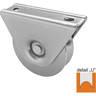 EKOfence Kladka pojazdu-komplet - U, D100 6625