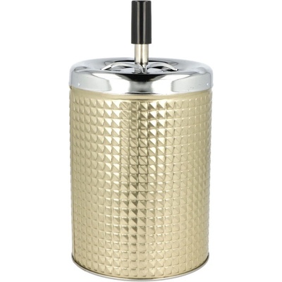 KRCZ Cigaretový popelník kovový otočný Biggy zlatý 11cm – Zbozi.Blesk.cz