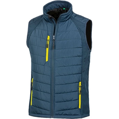 Result hybridná vesta so softshellom R238X navy