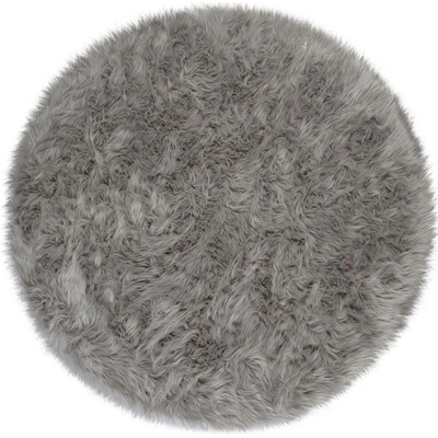 Flair Rugs Faux Fur Sheepskin Grey