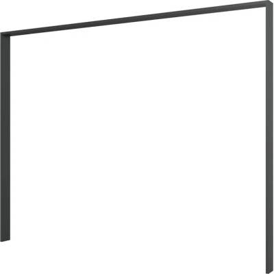 Sconto Rámová lišta SHANIA grafitová, šírka 273 cm