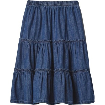 GAP Denim dievčenská sukňa tmavo modrá
