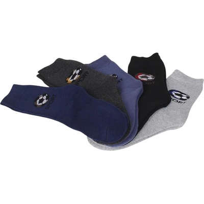 Комплект детски термо чорапи с топка - пет чифта