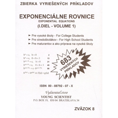 Exponenciálne rovnice I. diel Iveta Olejárová Marián Olejár