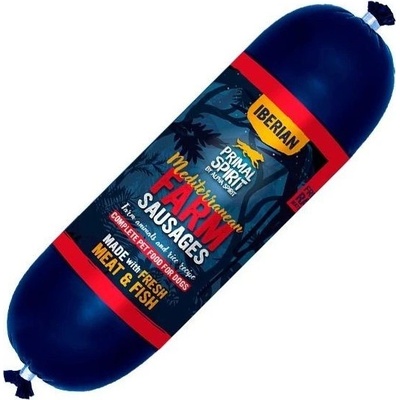 Primal Spirit Dog Iberian Sausage Mediterranean Farm 1kg