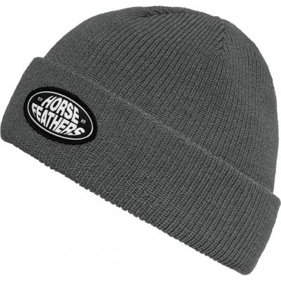 Horsefeathers Мъжка зимна шапка (beanie) Horsefeathers Del Beanie - Gunmetal - размер One Size (904-4275-0211)