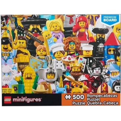 Lego minifigurky velký koláž minifigurek 500 dílků