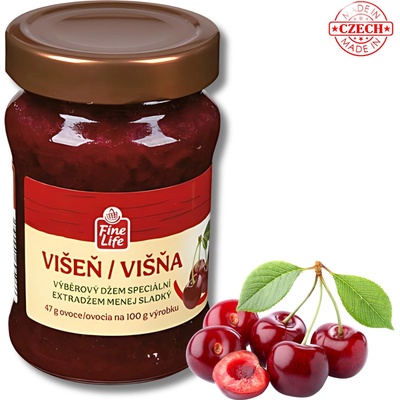 Fine Life Džem výběrový višeň 340 g