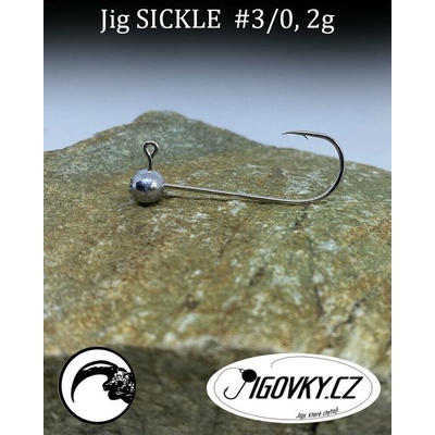 Jigovky.cz Jigové hlavičky Sickle vel.3 2g 5 ks