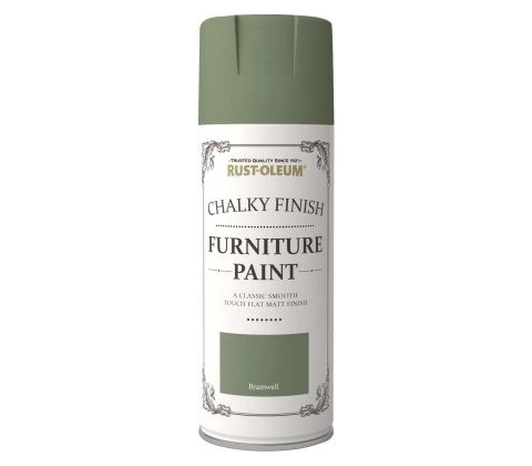 Rust-Oleum Chalky Finish Furniture Paint křídový mat sprej 400 ml šedozelená