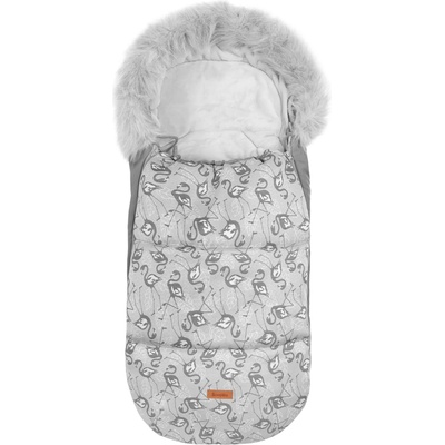 Sensillo Зимно чувалче за бебешка количка Sensillo - Олаф, фламинго (SILLO-8367)