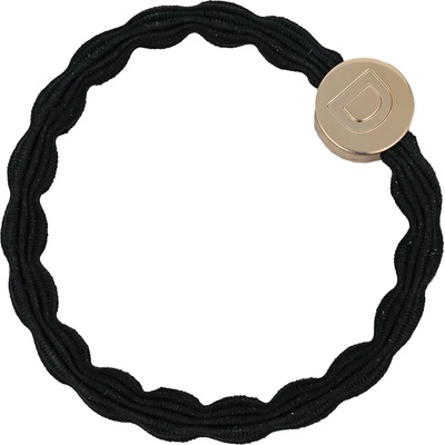 By Eloise London Letter Charms Gold Ластик за коса цвят D Black