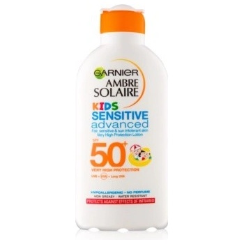 Garnier Ambre Solaire Resisto Kids opalovací mléko SPF50+ 200 ml