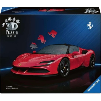 Ravensburger 3D пъзел Ravensburger от 108 части - Ferrari SF90 Stradale (12008041)