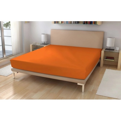 Polášek Froté prostěradlo Sytě oranžové Bavlna Polyamid 220g/m 60x120