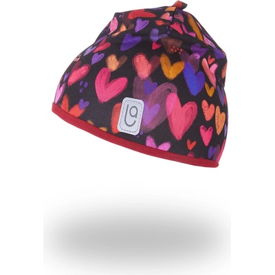Little Angel Čepice podšitá Outlast® srdce scarlet – Hledejceny.cz