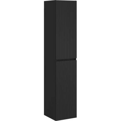 vidaXL Стенно Баня Кабинет Черно 33 x 34, 5 x 160 см (890513)
