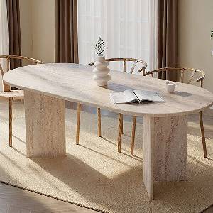 ASG Трапезна маса SABELLA Travertine (8684283968268)