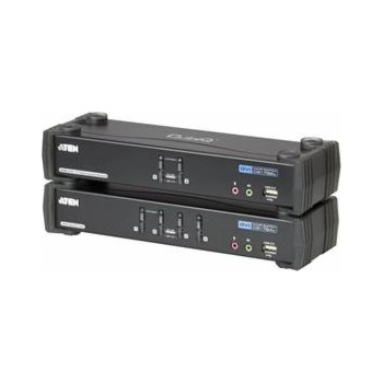 Aten CS-1784A DataSwitch elektronický 4:1 (kláv.,DVI,myš,audio 7.1) USB