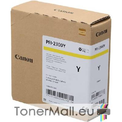 Canon Мастилена касета CANON PFI-2300Y Yellow 5280C001AA