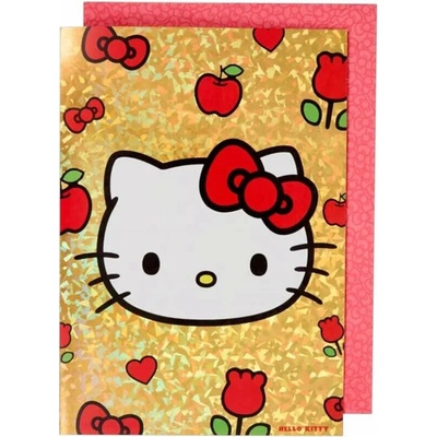 Blahoželanie A4 s obálkou Varianta: Hello Kitty