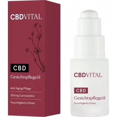 CBD VITAL Масло за грижа за лицето - 20 мл