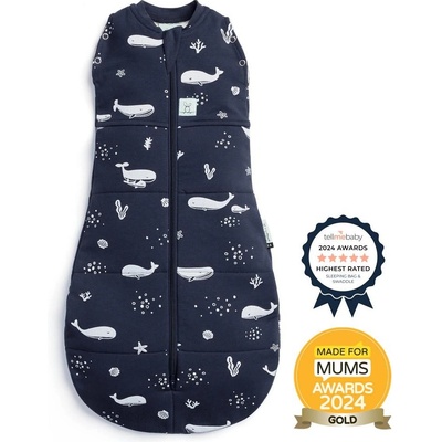 ERGOPOUCH Zavinovačka a vak na spaní 2v1 Cocoon Whale