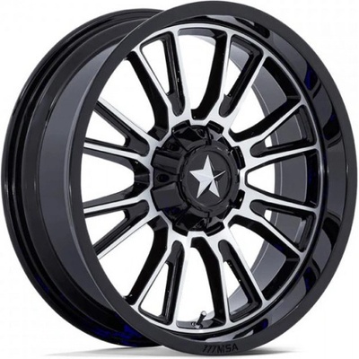 MSA Offroad Wheels M51 THUNDERLIPS 7x24 5x114.3 ET0 gloss black machined