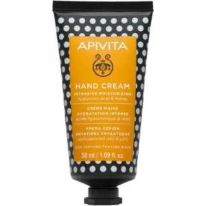 APIVITA Овлажняващ крем за ръце с Хиалуронова киселина , Apivita Moisturizing Hand Cream With Hyaluronic Acid & Honey 50ml