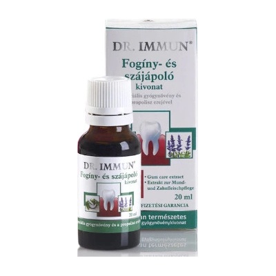 Dr. Immun Extrakt na dásně o síle 8 speciálních bylin a propolisu 20 ml