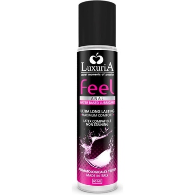 Luxuria Feel Anal Water Based Lubricant 60 ml