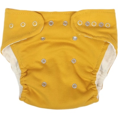 Mamatti Látková EKO sada nohavičky Mýval 5-14 kg horčicová 2 ks
