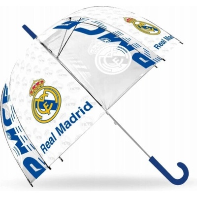 Kids Euroswan průhledný manuální deštník Realu Madrid