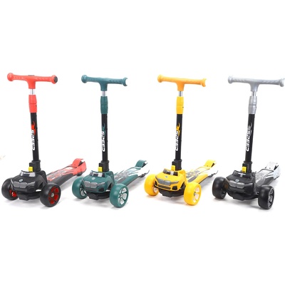 Armtoys ДЕТСКА ГОЛЯМА ТРОТИНЕТКА-КОЛА С 3 СВЕТЕЩИ ГУМИ 5 ЦВЯТА