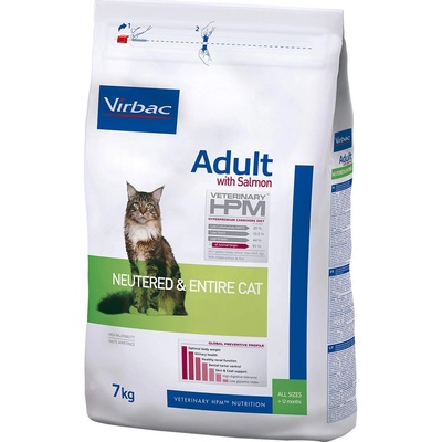 Virbac Veterinary HPM Adult Salmon Neutered & Entire Cat 7 kg