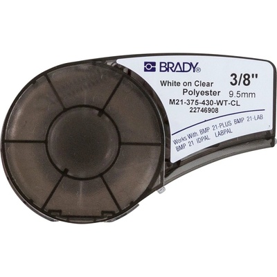 Brady M21-375-430-WT-CL / 139748 polyester páska 9.53 mm x 6.40 m