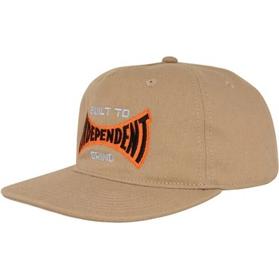 INDEPENDENT Built To Grind Span Snapback Unstructured Hat Khaki 162208