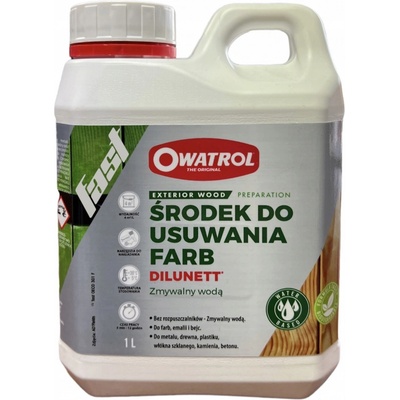 OWATROL Dilunett 2,5L přípravek na odstraňování nátěrů renovace dřeva