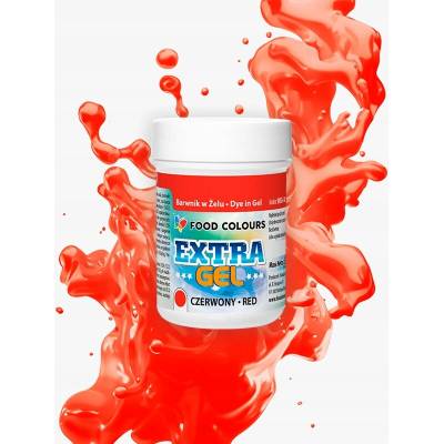 Food Colours Gélová farba Extra Red extra červená 35 g