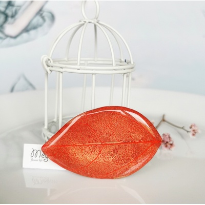 Meganflo Брошка Огнено листо