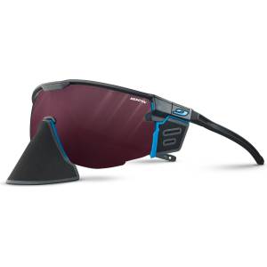Julbo Алпийски очила Julbo Ultimate Cover Reactiv HC S0-4 (VLT 4-86%) Glacier glasses - Black / Blue / Transparent (205-5960-0111)