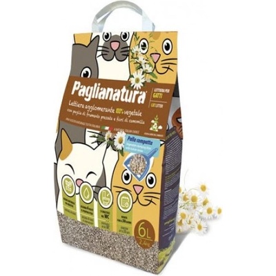 Paglianatura Екологична, пшенична постелка, натурална, от слама - 2, 4 кг - 6 литра - Paglianatura - Италия