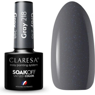 Claresa Gél lak Gray 218 5 g