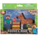 Figúrky a zvieratká Minecraft Sammelfigur Steve mit Pferd