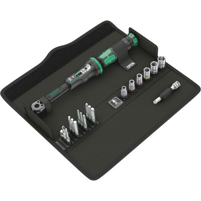 Wera Sada Momentový klíč 1/4" Click-Torque A 6 Sada 1, 2,5-25 Nm, 20dílná 05130110001