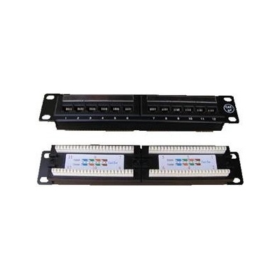 DATACOM Patch panel 10“ UTP cat5e 12portů