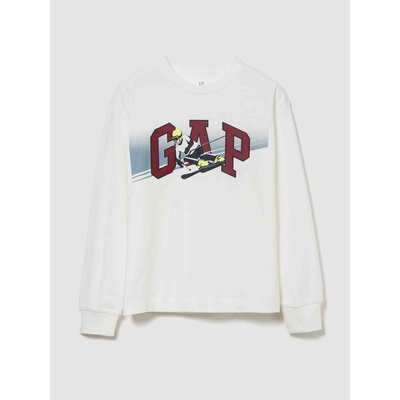 GAP detské tričko s logom biela