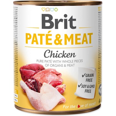 Brit Paté & Meat Dog Chicken 5 x 800 g