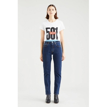 Levi´s dámske rifle 501 original cropped jeans modré